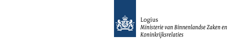 Logius logo: Het logo geeft aan dat Logius onderdeel is van de rijksoverheid en onderdeel is van het ministerie van BZK.